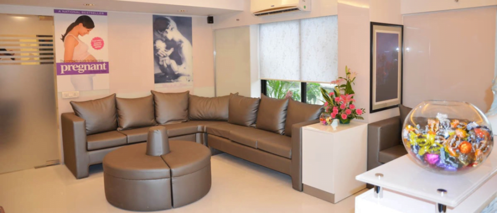 Waiting area at the entry