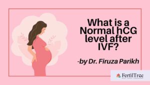 what is a normal hcg level after IVF?
